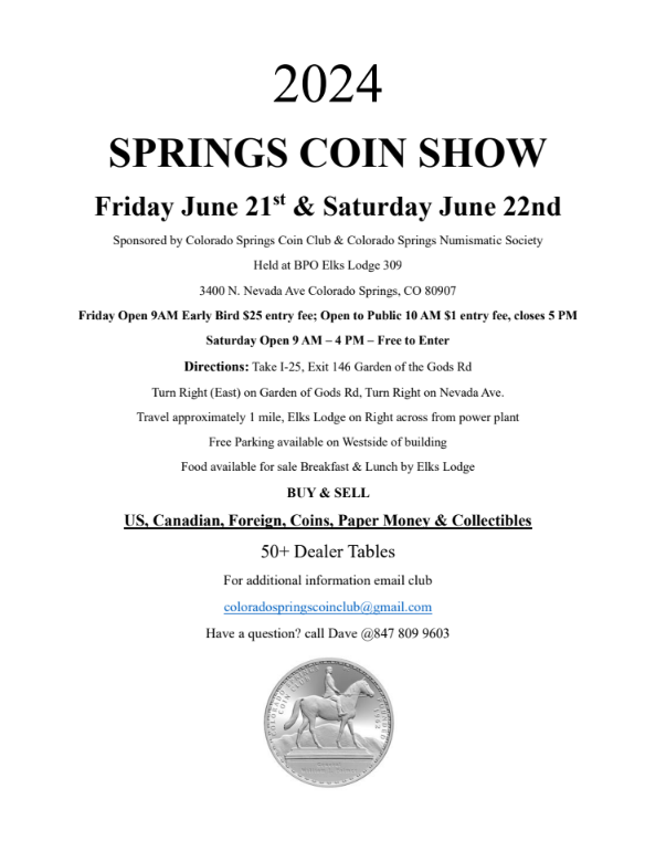 Springs Coin Show